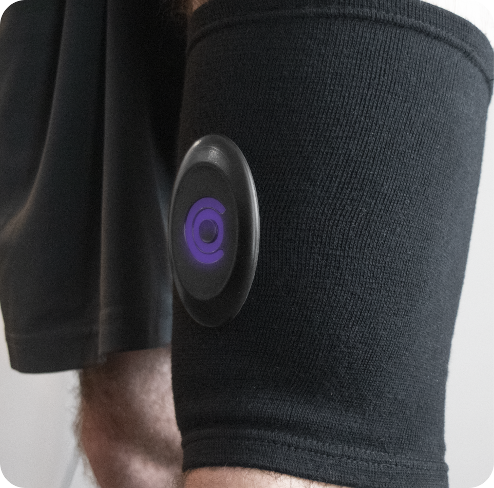 CORA smart compression sleeve — final physical product