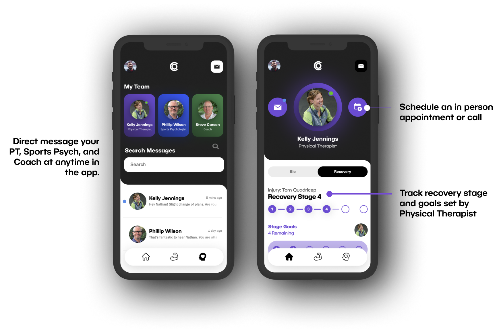 Final App — Messages and care team connection
