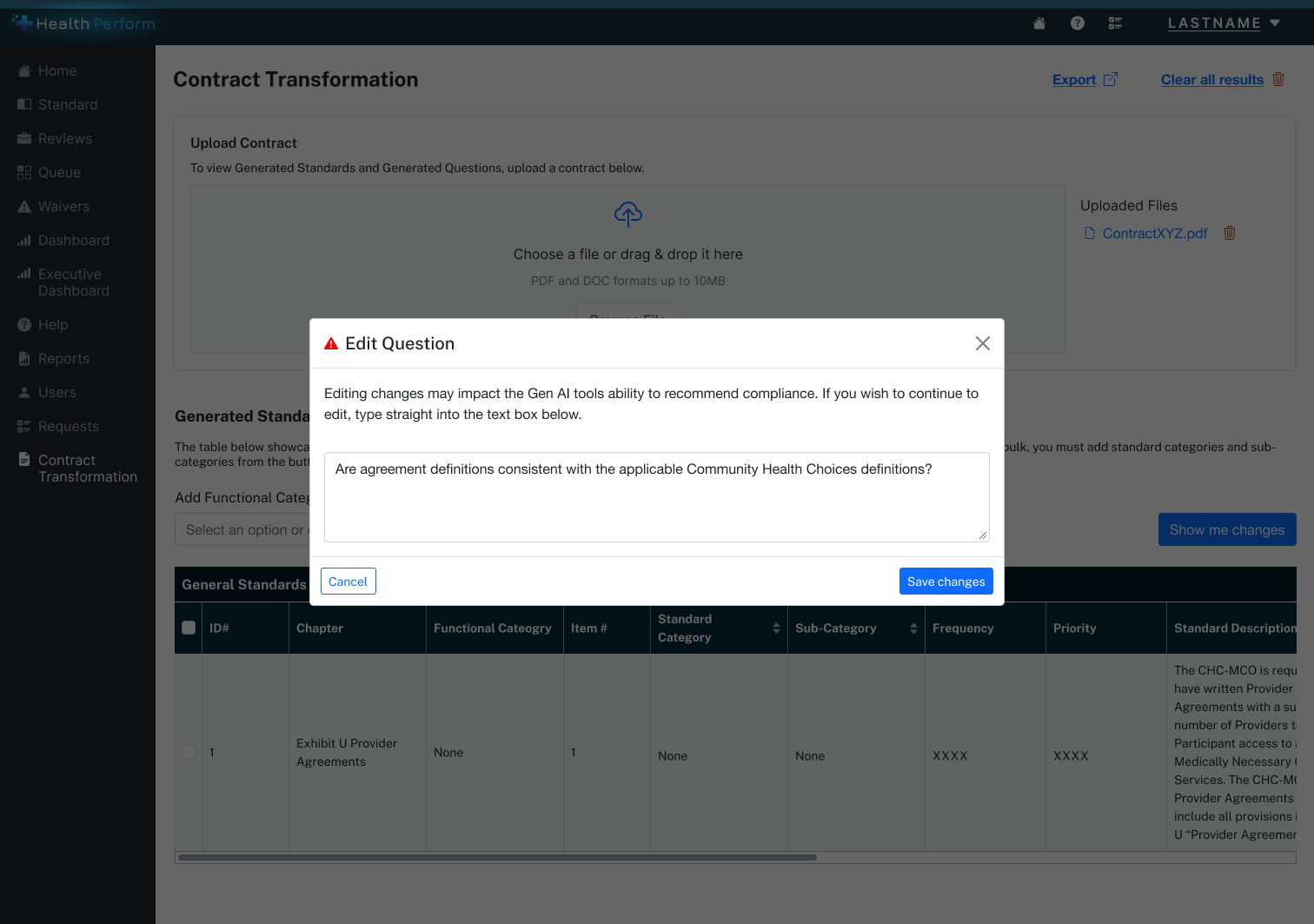 Edit question