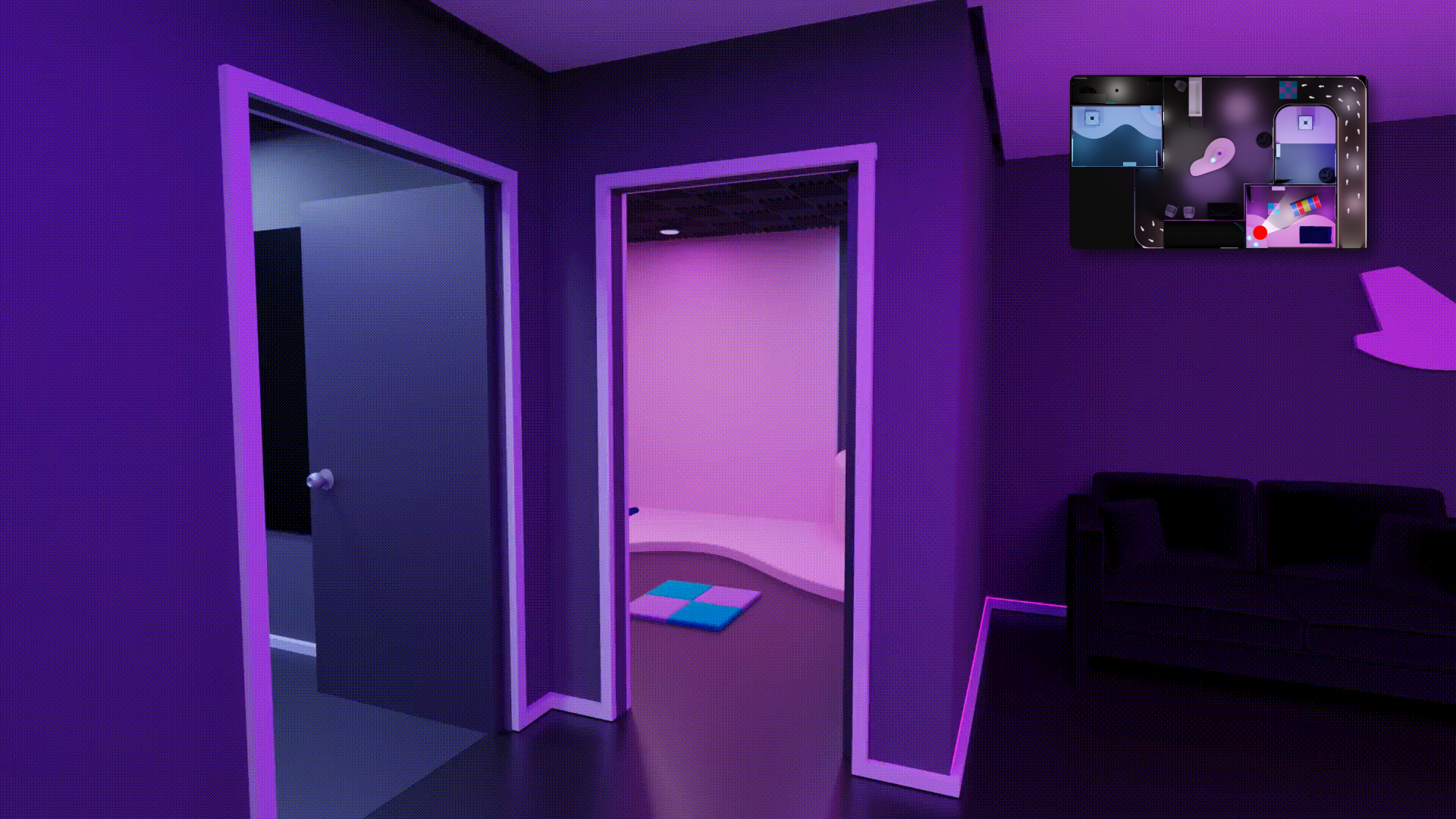 Solace space — room entrance